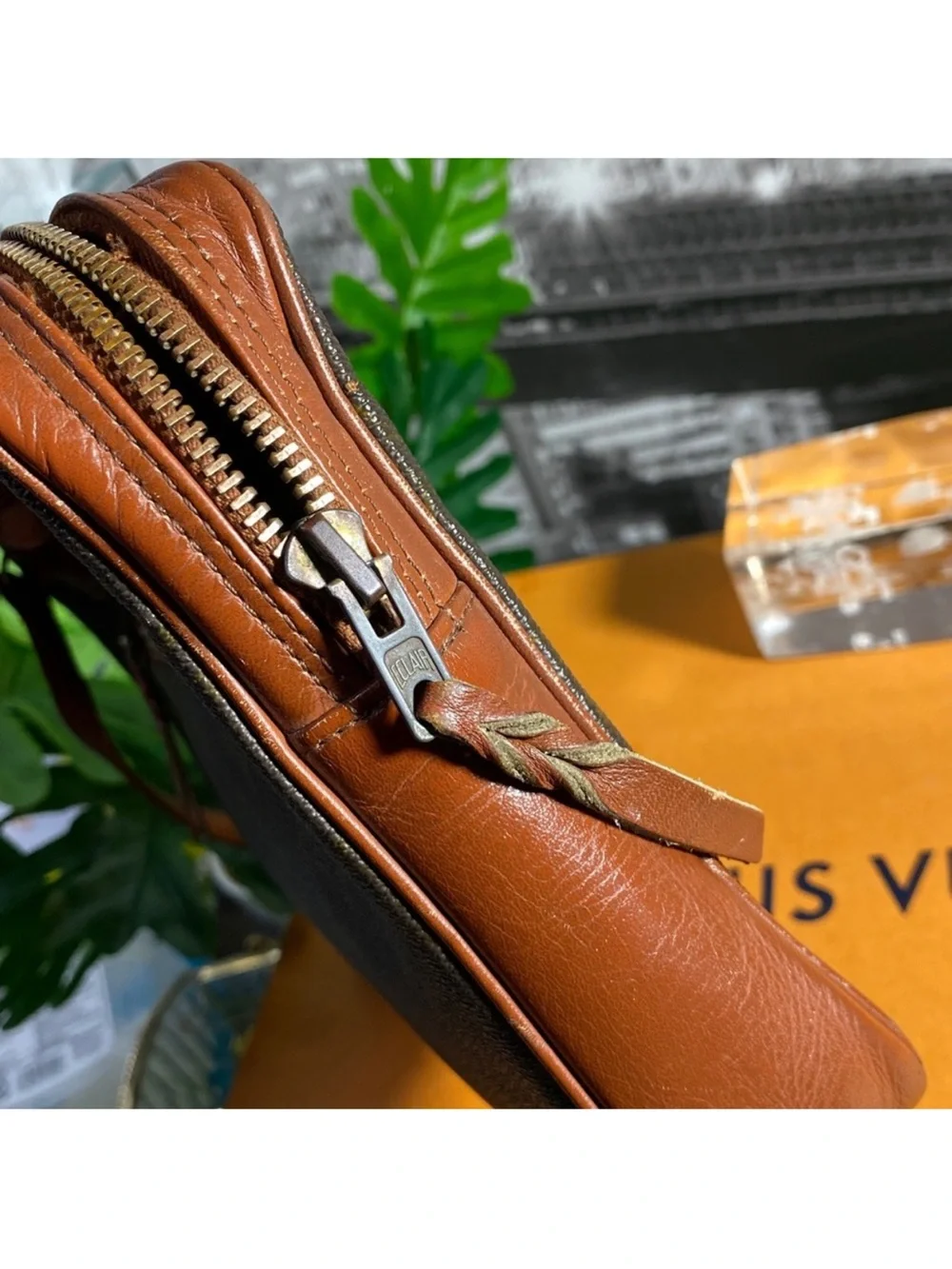 Authentic Louis Vuitton Monogram Pochette Sport PM Clutch